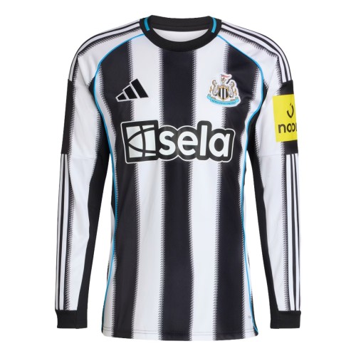 Thai Version Newcastle United 25/26 Home Long Sleeve Jersey