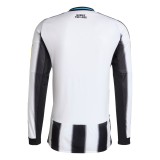 Thai Version Newcastle United 25/26 Home Long Sleeve Jersey