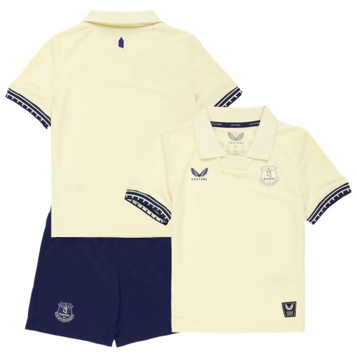 Kids Everton 25/26 Away Jersey and Short Kit