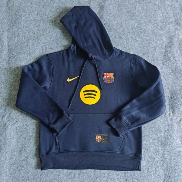 Barcelona 25/26 Team Hoodie Dark Blue