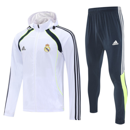 Real Madrid 25/26 Team Windbreaker Jacket and Pants Set - D03
