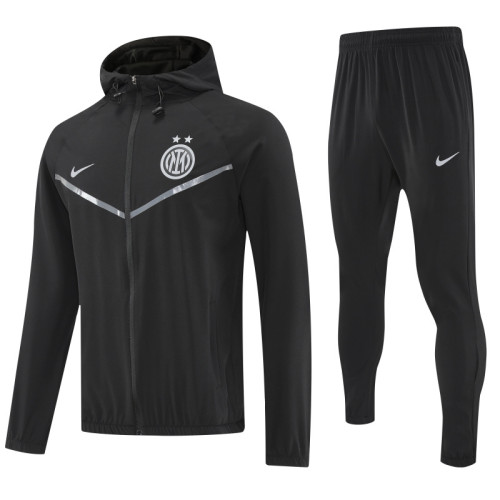 Inter Milan 25/26 Team Windbreaker Jacket and Pants Set - D16