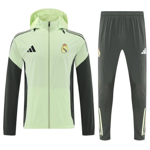 Real Madrid 25/26 Team Windbreaker Jacket and Pants Set - D19