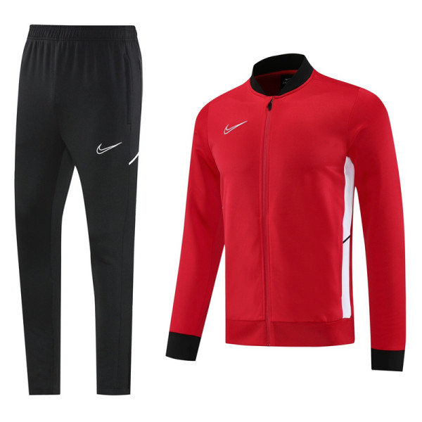 Men's 2025 Training Jacket and Pants Set Red NJ13