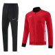 Men's 2025 Training Jacket and Pants Set Red NJ13