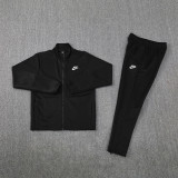 Men's 2025 Training Jacket and Pants Set Black NJ12