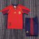 Kids Spain 1998 World Cup Home Retro Kit