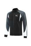 Men's 2025 Training Jacket and Pants Set Black NJ17
