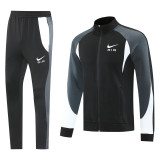 Men's 2025 Training Jacket and Pants Set Black NJ17