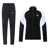Men's 2025 Training Jacket and Pants Set Black NJ18