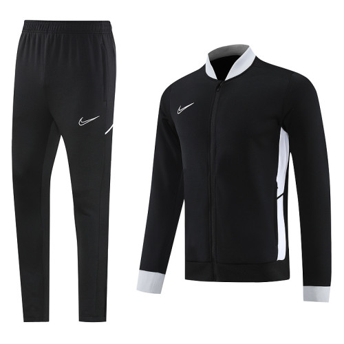 Men's 2025 Training Jacket and Pants Set Black NJ13