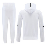Man's 2025 Full-Zip Hoodie and Pants Set White AM05