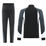 Men's 2025 Training Jacket and Pants Set Black NJ17