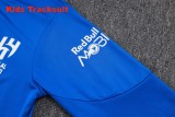 Kids Al Hilal SFC 25/26 Half-Zip Training Sweatshirt and Pants Set E25169