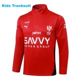 Kids Al Hilal SFC 25/26 Half-Zip Training Sweatshirt and Pants Set E25170