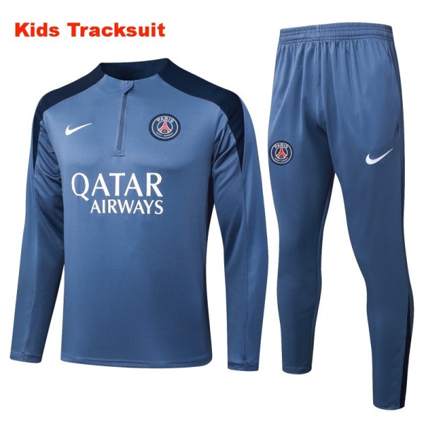 Kids PSG 25/26 Half-Zip Training Sweatshirt and Pants Set E25175