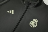 Real Madrid 25/26 Full-Zip Team Track Jacket Grey