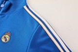 Real Madrid 25/26 Full-Zip Team Track Jacket Blue