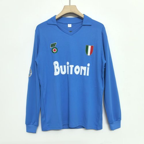 Napoli 1987/1988 Home Long Sleeve Retro Jersey