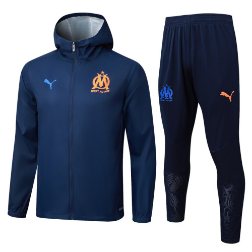 Olympique Marseille 25/26 Team Windbreaker Jacket and Pants Set G281