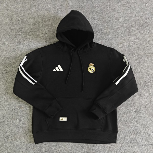 Real Madrid 25/26 Team Hoodie Black