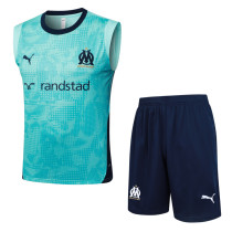 Olympique Marseille 25/26 Sleeveless Jersey and Shorts Set D25203