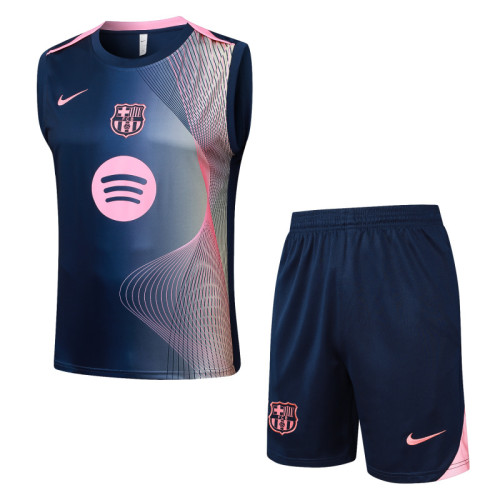 Barcelona 25/26 Sleeveless Jersey and Shorts Set D25204 - PM