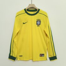 Brazil 1998/2000 Home Long Sleeve Retro Jersey