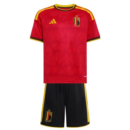 Kids Belgium 25/26 Home Jersey and Short Kit