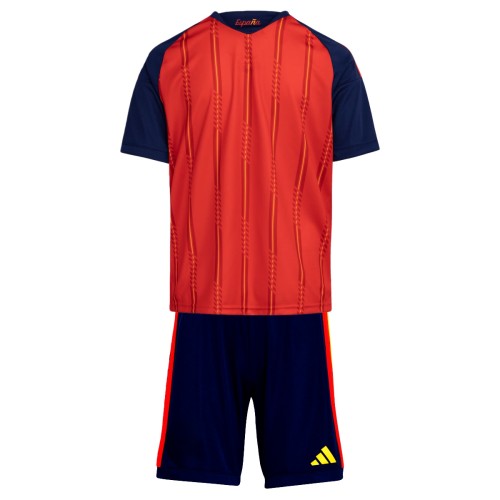 Kids Spain 2026 Home Jersey and Short Kit