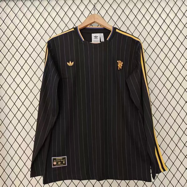 Thai Version MUFC 25/26 Terrace Icons Long Sleeve Jersey