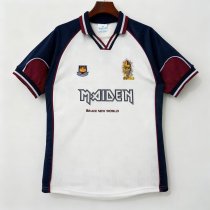 West Ham United x Iron Maiden 1999 Away Retro Jersey