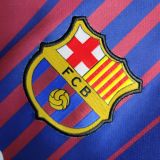 Barcelona 2017/2018 Home Long Sleeve Retro Jersey