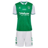 Kids AS Saint-Étienne 25/26 Home Jersey and Short Kit
