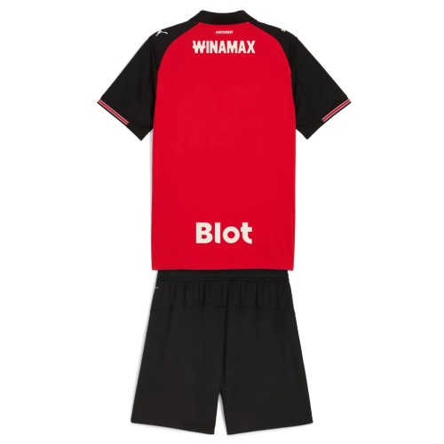 Kids Stade Rennais 25/26 Home Jersey and Short Kit