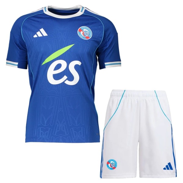 RC Strasbourg 25/26 Home Jersey and Short Kit