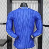 Player Version Italy 2026 Home Long Sleeve Authentic Jersey