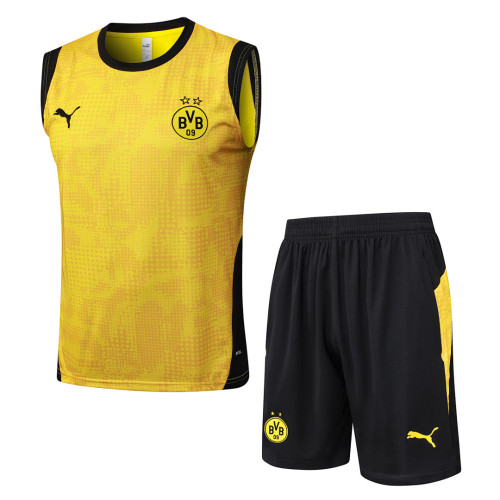 Borussia Dortmund 25/26 Sleeveless Jersey and Shorts Set D25215 - PM