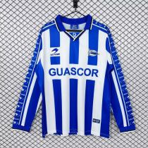 Deportivo Alavés 1998/1999 Home Long Sleeve Retro Jersey