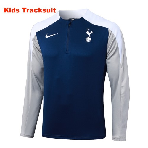 Kids Tottenham Hotspur 25/26 Half-Zip Training Sweatshirt and Pants Set E25184