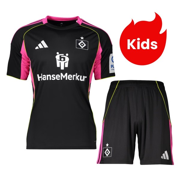 Kids Hamburger SV 25/26 Third Jersey and Short Kit