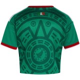 Thai Version Women's Mexico 2026 Home Cropped Jersey