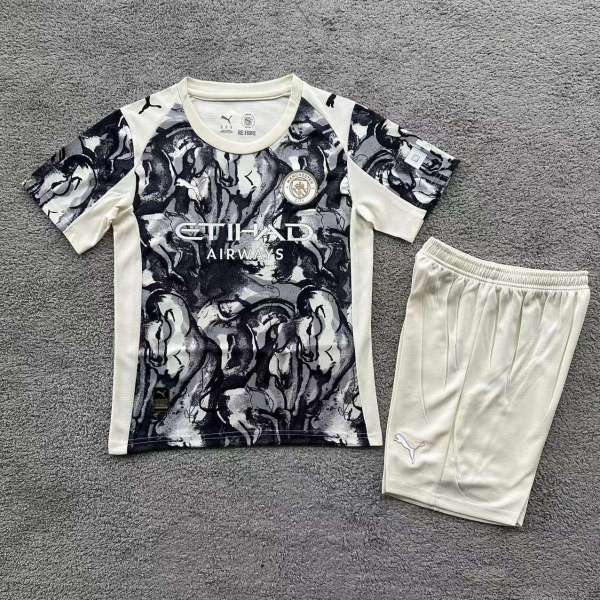 Kids Manchester City 25/26 Special Jersey and Short Kit