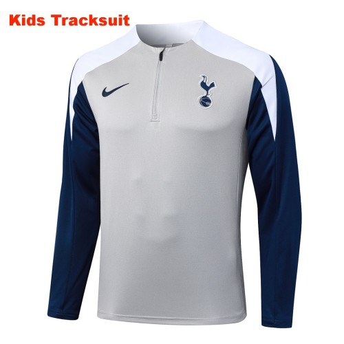 Kids Tottenham Hotspur 25/26 Half-Zip Training Sweatshirt and Pants Set E25185