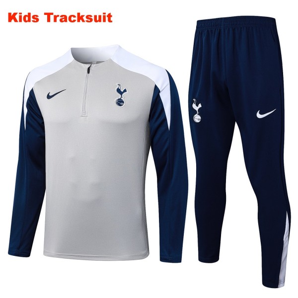 Kids Tottenham Hotspur 25/26 Half-Zip Training Sweatshirt and Pants Set E25185