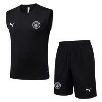 Manchester City 25/26 Sleeveless Jersey and Shorts Set D25229