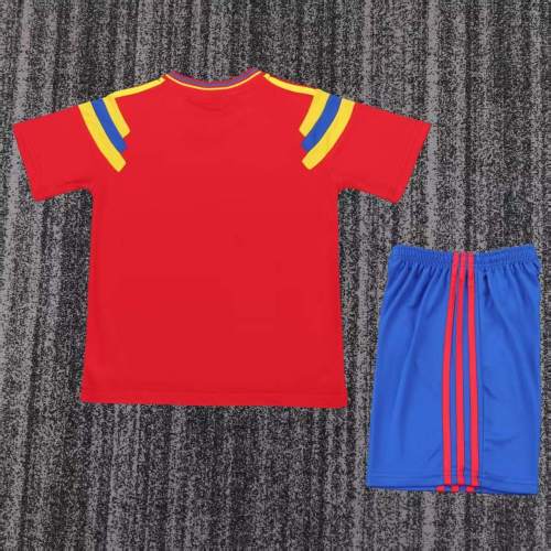 Kids Colombia 1990 World Cup Away Retro Kit