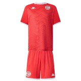 Kids Tunisia 2026 Home Jersey and Short Kit