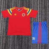 Kids Colombia 1990 World Cup Away Retro Kit
