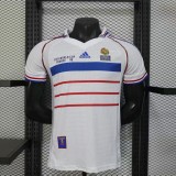 Player Version France 1998 World Cup Away Retro Jersey